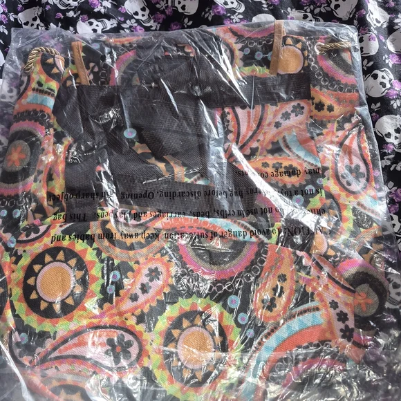 Colorful Patterned Backpack - Picture 2 of 2